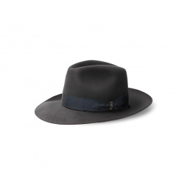 Umberto Felt Hat Grey Canvas - Borsalino
