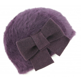 Leman Plum Beanie - Heritage by Laulhère