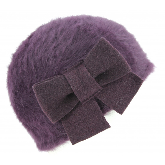 Leman Plum Beanie - Heritage by Laulhère