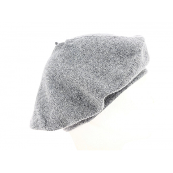 Black or Gray Cashmere Beret - Traclet Black or Gray Cashmere Beret - Traclet