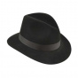 Curtis Black Fedora Hat Made in USA - Bailey