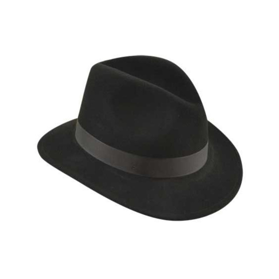 Curtis Black Fedora Hat Made in USA - Bailey Curtis Black Fedora Hat Made in USA - Bailey