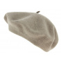 Classic Beige Wool Beret - Traclet