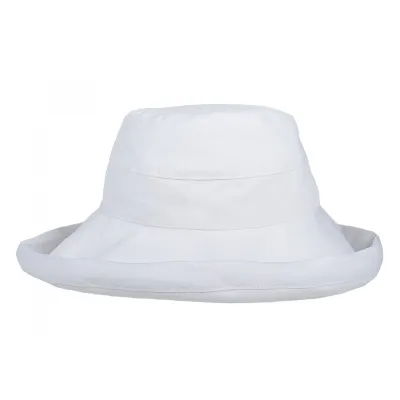 White Cotton Soft Wide-Brimmed Judy Hat - Hatland  Reference: 6627 | Traclet Hat Shop