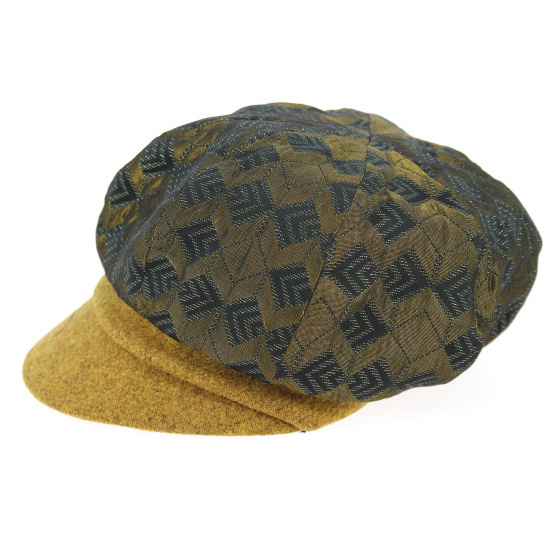Casquette Gavroche Diamant Laine Moutarde- Traclet  Casquette Gavroche Diamant Laine Moutarde- Traclet