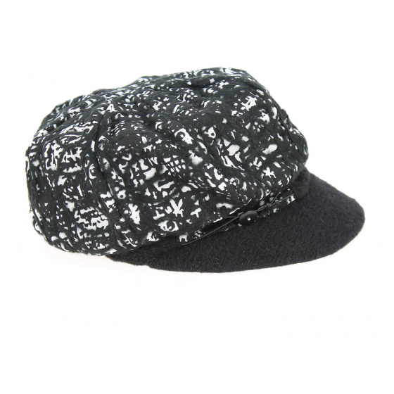 Black & White Newsboy Cap - Traclet