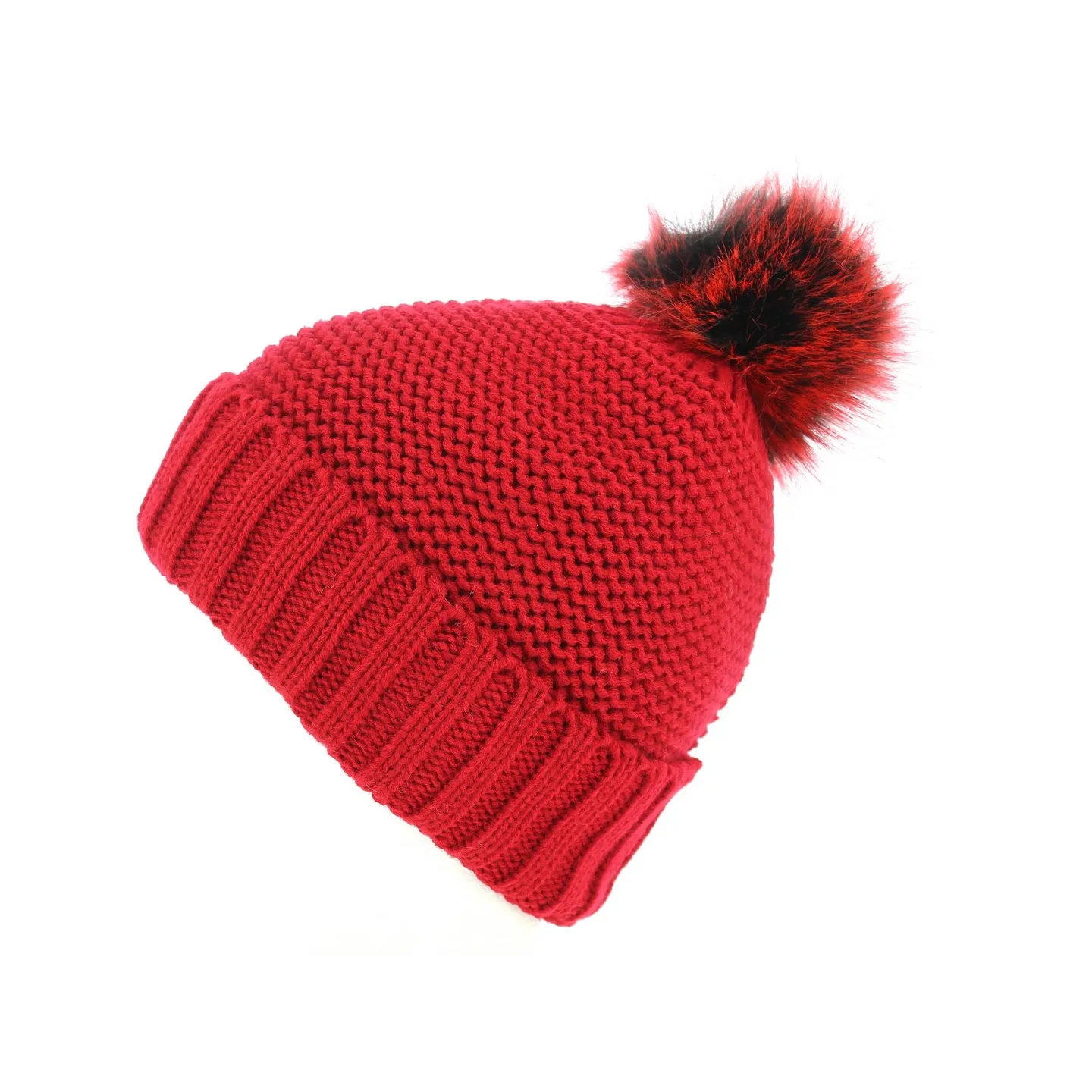 Bonnet à Pompon Danica Rouge- Traclet  Reference : 4241 | Chapellerie Traclet