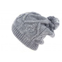 Long Pom Pom Beanie Birama Blue - Traclet