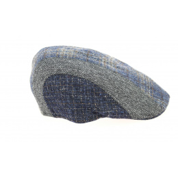 Blue Wool Rounded Harry Cap - Traclet