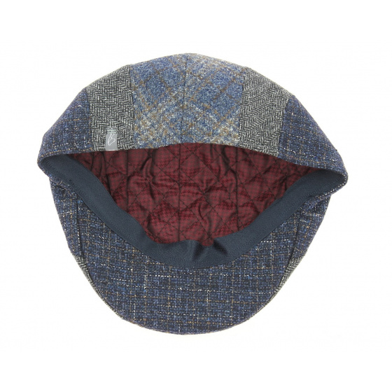 Blue Wool Rounded Harry Cap - Traclet