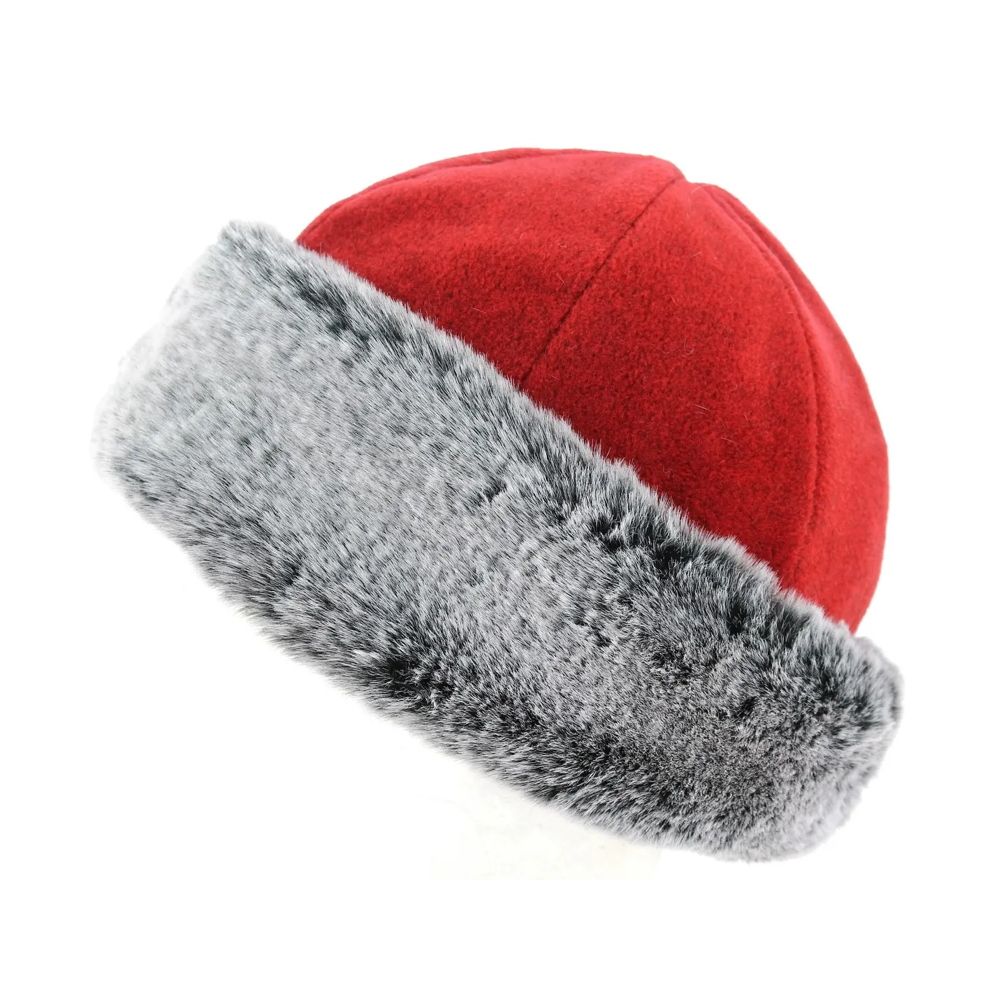 Nayeli Red & Anthracite Toque - Traclet  Reference: 9351 | Traclet Hat Shop