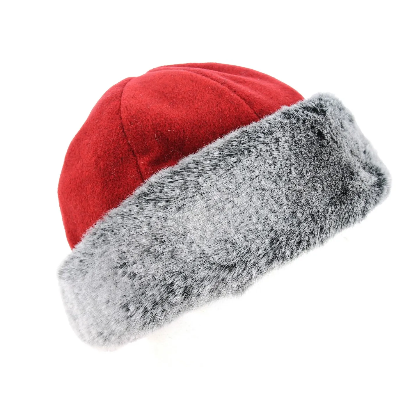 Nayeli Red & Anthracite Toque - Traclet  Reference: 9351 | Traclet Hat Shop