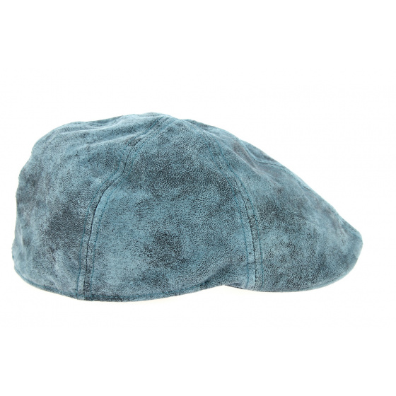 Casquette Bec de Canard Brentford Cuir Bleu - Göttmann