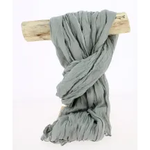 Chèche Torsade Gris  Coton- Traclet Reference : 2025 | Chapellerie Traclet