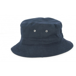 Navy Blue Cotton Soho Bucket Hat - Large Size