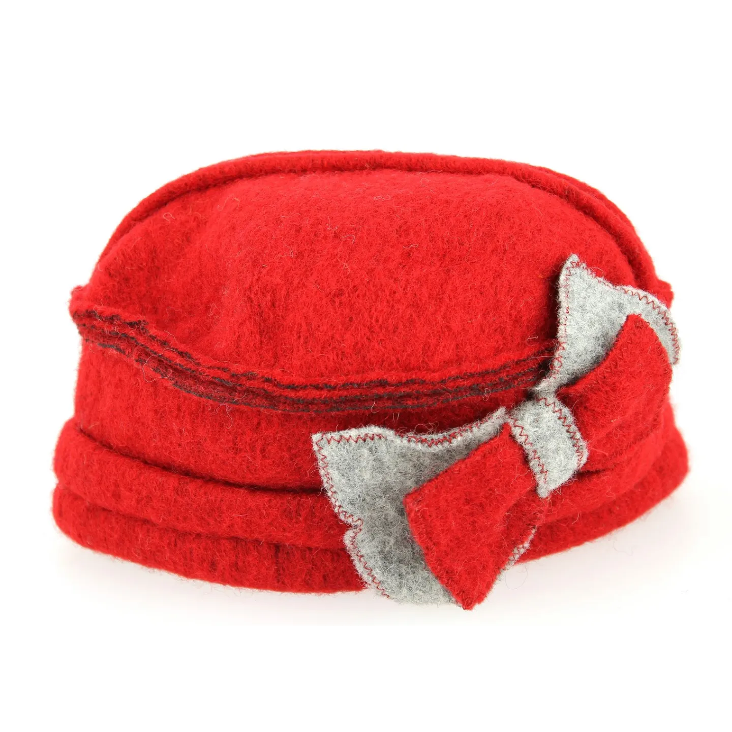 Chapeau Valérie Rouge Laine- Traclet Reference : 2868 | Chapellerie Traclet