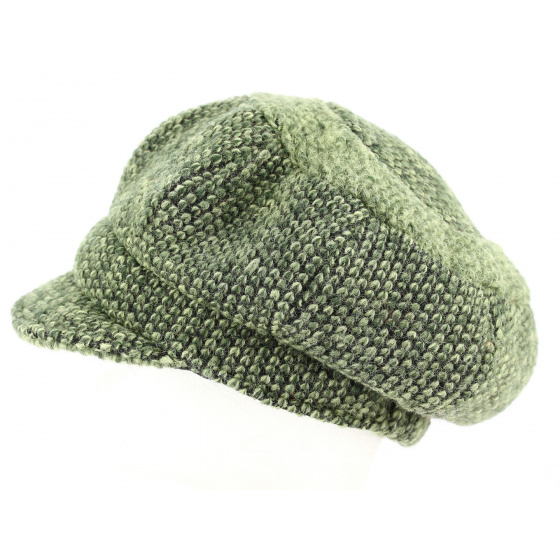 Green newsboy cap by Mayser