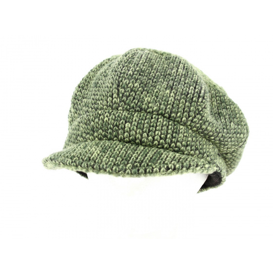 Green newsboy cap by Mayser Green newsboy cap by Mayser
