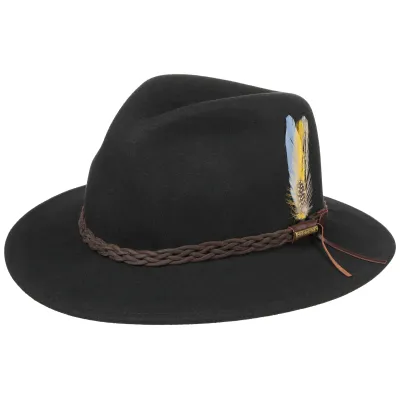 Stetson black Newark vitafelt hat Reference: 2284 | Traclet Hat Shop