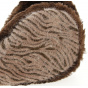 Chocolate Zebra ear muffs- Traclet