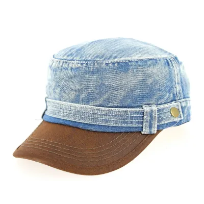 Casquette Cubaine Denim Clair- Traclet  Reference : 9797 | Chapellerie Traclet