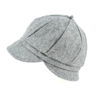 Chapeau Cloche Déborah Laine & Coton Gris- Traclet Reference : 3503 | Chapellerie Traclet