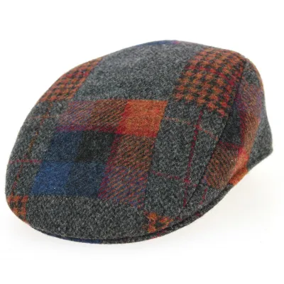 Norris Patchwork Flat Cap - Traclet  Reference: 188 | Traclet Hat Shop