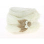 Megève Cream Wool Beanie - Traclet