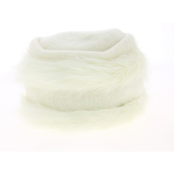 Megève Cream Wool Beanie - Traclet Megève Cream Wool Beanie - Traclet