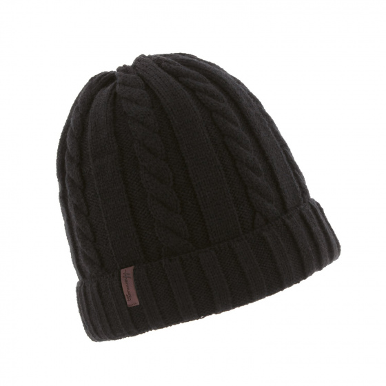 Bonnet Edmond Torsade Noir- Herman 