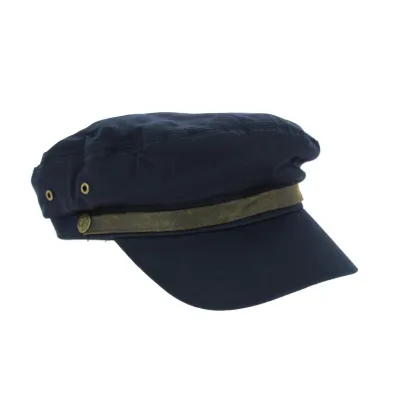Casquette Fisherman Coton Marine- Traclet Reference : 8851 | Chapellerie Traclet