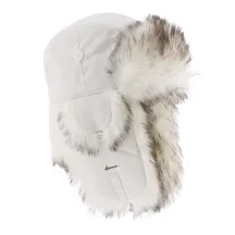 Chapka Fausse Fourrure Blanche- Herman Reference : 2978 | Chapellerie Traclet