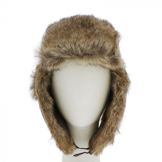 Brown Faux Fur Ushanka - Herman Brown Faux Fur Ushanka - Herman