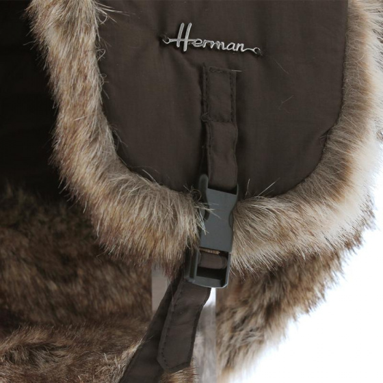 Brown Faux Fur Ushanka - Herman Brown Faux Fur Ushanka - Herman