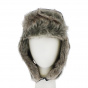 Black Faux Fur Ushanka - Herman