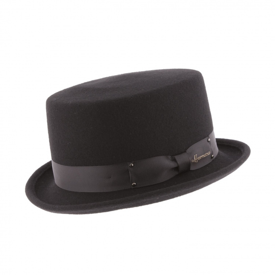 Don Vegas Semi Top Hat Black - Herman