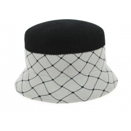 hat cloche Black