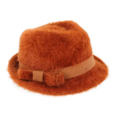 Chapeau Trilby Padola Angora Rouille- Traclet Reference : 3316 | Chapellerie Traclet