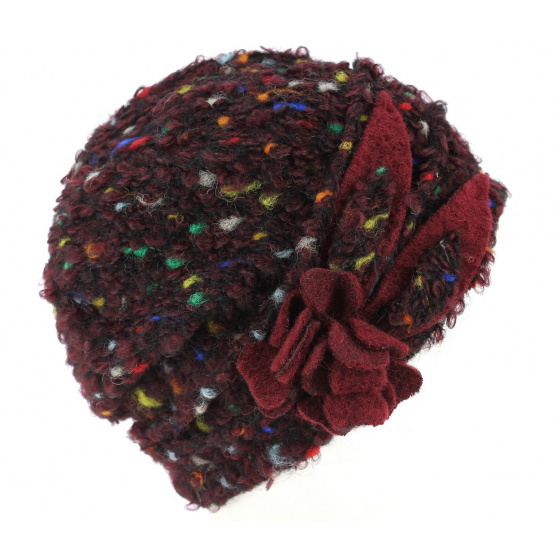 Women's Tacconi Wool Plum Beanie - Traclet
