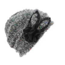 Tacconi Gray Wool Women's Toque - Traclet Reference: 4314 | Traclet Hat Shop