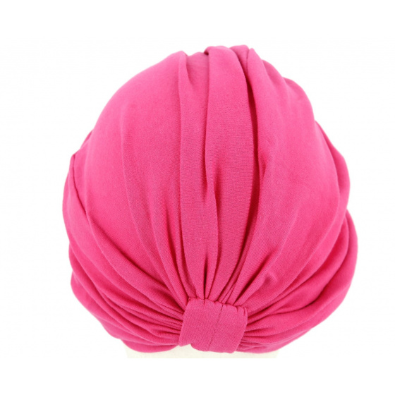 Turban Chimiothérapie Fuchsia- Fléchet  Turban Chimiothérapie Fuchsia- Fléchet
