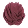 Plum chemotherapy turban Reference: 2555 | Chapellerie Traclet