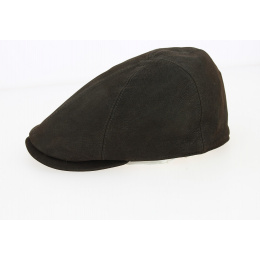 Casquette Bec de Canard Cuir Marron - City Sport