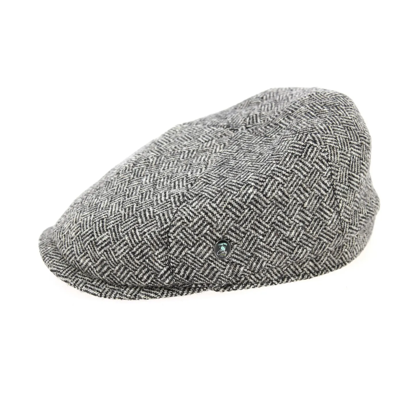 Casquette Bombée Chevrons Grise Laine-  City Sport Reference : 6622 | Chapellerie Traclet