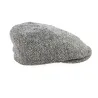 Casquette Bombée Chevrons Grise Laine-  City Sport Reference : 6622 | Chapellerie Traclet