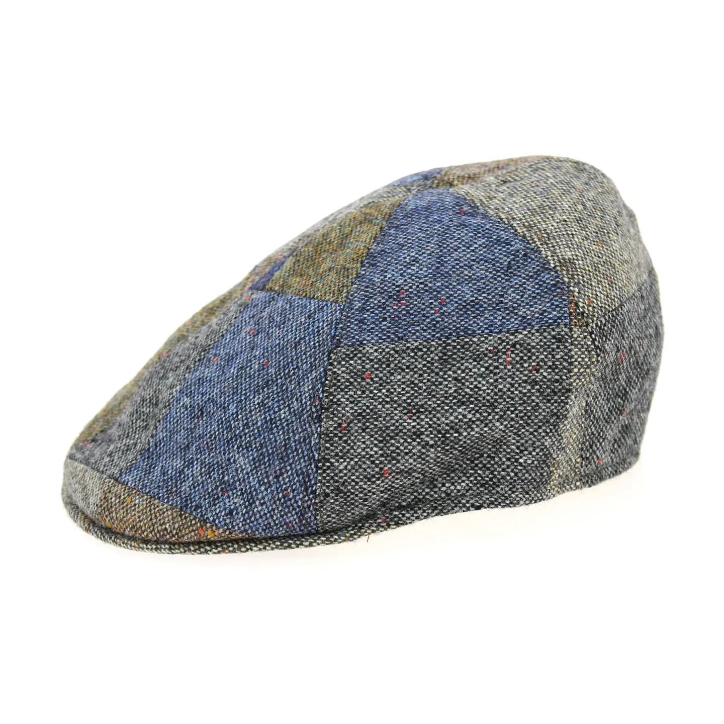 Casquette Bec de Canard Ravenne Patchwork Laine- Traclet  Reference : 2215 | Chapellerie Traclet