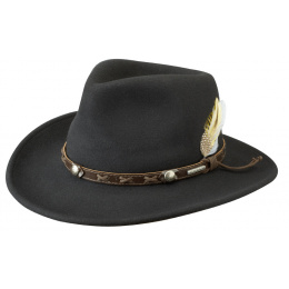 Traveller Vail vitafelt Hat Black - Stetson
