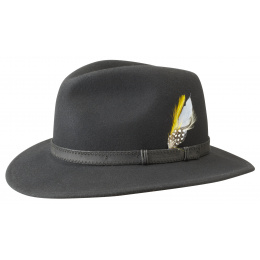 Traveller Hat Rutherford Vitafelt Black- Stetson