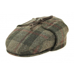 Virgin Wool Plaid Sherlock Cap - Stetson
