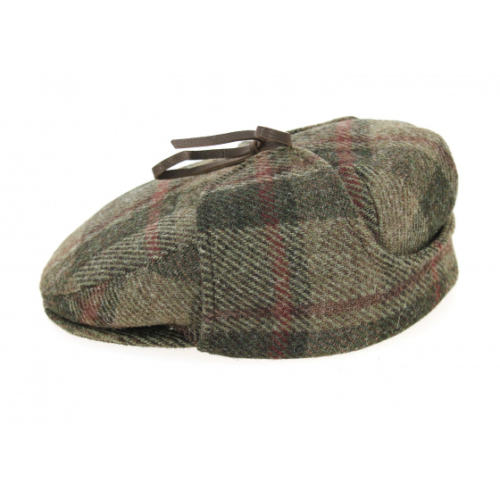 Casquette Sherlock Laine Vierge Carreaux- Stetson Casquette Sherlock Laine Vierge Carreaux- Stetson